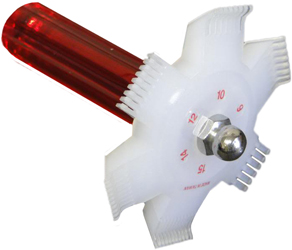 Helix radiator fin straightener