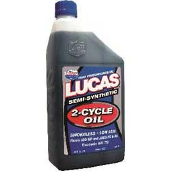Lucas oil products semi-synthetic 2-cycle oil