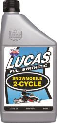 Lucas oil products synthetic 2 cycle snowmobile oil