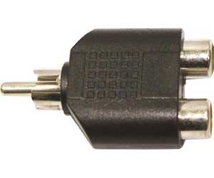 Sports parts inc. rca jack dual splitter