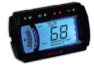 Koso multi-function speedometer