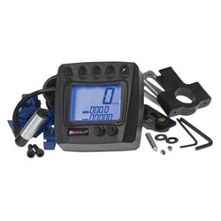 Koso speedometer with indicator light