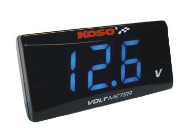 Koso super slim style volt meter