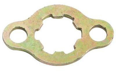 Outside distributing shaft hole plate