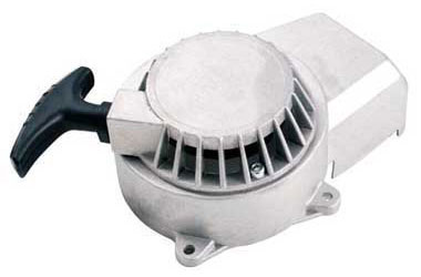 Outside distributing alloy recoil / pull starter