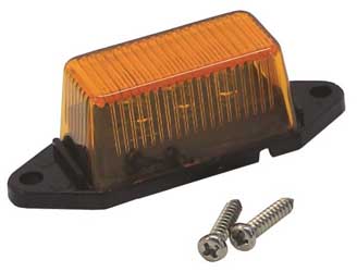 Boater sports rear mount l.e.d. clearance lights