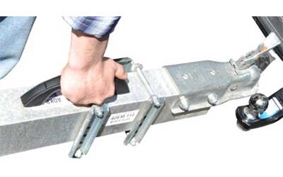 Caliber trailer handle