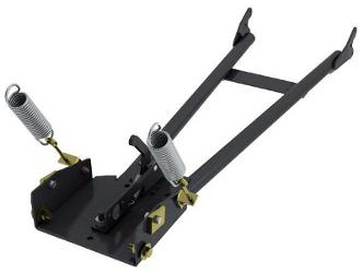 Cycle country mid-mount plow system