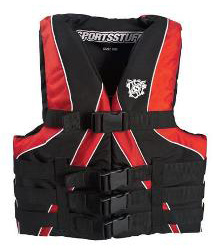 Sportsstuff nylon life jackets for adults