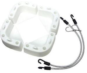Boater sports cooler chock corners