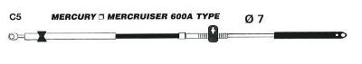 Uflex mercury gen i control cables - c5