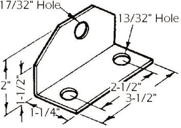 Tie down engineering angle bracket