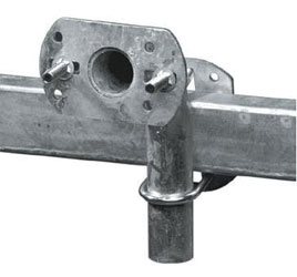 Tie down engineering high mount tire carrier