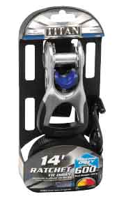 Highland titan aluminum ratchet tie downs