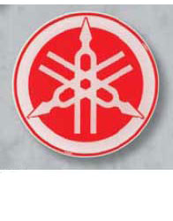 Yamaha outdoors utility atv // side x side tuning fork dome decal