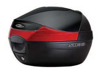 Yamaha on-road motorcycle shad top cases