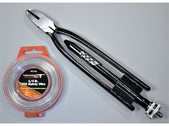 Yamaha on-road motorcycle pit posse safety wire pliers