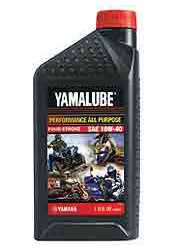 Yamaha on-road motorcycle yamalube 10w-40 all purpose performance