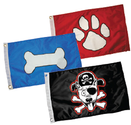 Yamaha marine rigging & parts doggy flags by paws aboard