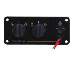 Yamaha marine rigging & parts command link twin engine switch panel