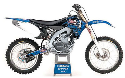Yamaha off-road motorcycle // sport atv factory effex “metal mulisha” graphic kit