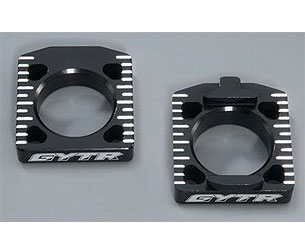 Yamaha off-road motorcycle // sport atv gytr billet offset axle blocks