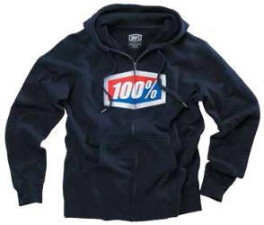 100% official zip hoody
