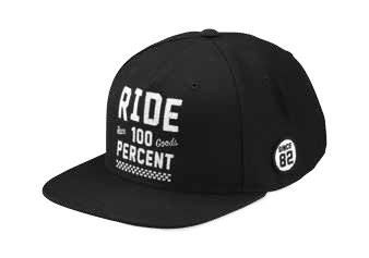 100% ride hat