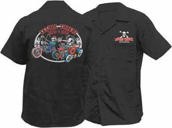 Lethal threat bikes n rods work shirt