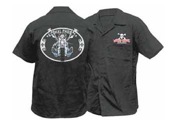 Lethal threat chopper rider work shirt