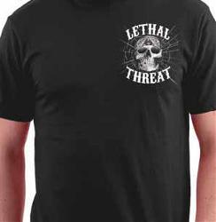 Lethal threat hard luck biker short sleeve tee