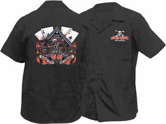 Lethal threat let it ride work shirt