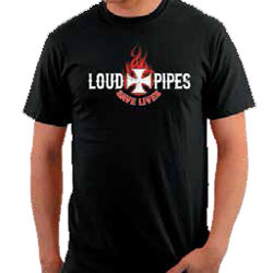 Lethal threat loud pipes save lives short sleeve tee
