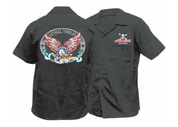 Lethal threat usa eagle work shirt