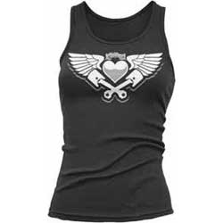 Lethal threat womens piston heart tank top