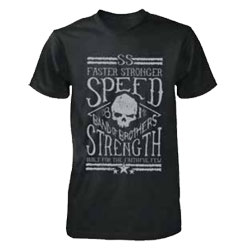 Speed and strength band of brothers tee