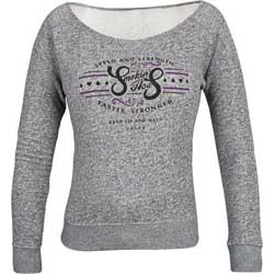Speed and strength womens smokin aces fleece shirt
