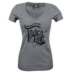 Speed and strength womens tough love tee