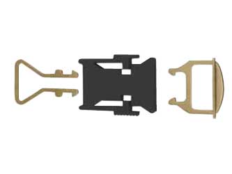 Echo quick release buckle