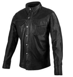 Speed and strength killswitch leather moto shirt