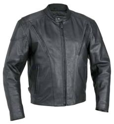 River road race vented leather jacket