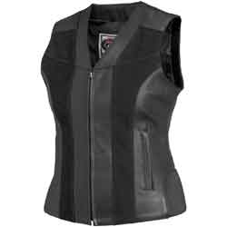 River road santa rosa classic leather womens vest