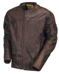 Roland sands design barfly leather perforated jacket