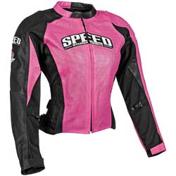 Speed and strength throttle body leather womens jacket
