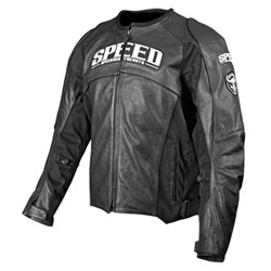 Speed and strength top dead center leather jacket