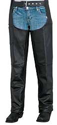 River road plains leather womens chaps