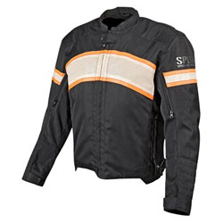 Speed and strength cruise missile textile & leather jacket