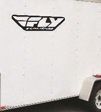 Fly racing trailer sticker