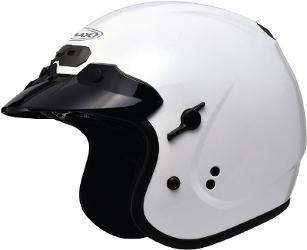 Gmax gm32 open face helmet with flip down sun shield