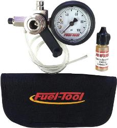 Fuel-tool fuel pressure gauge